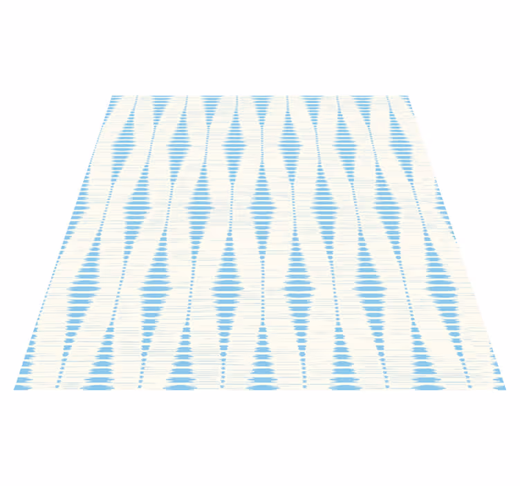 Vinil podovi geometrijski svijetloplavi rabaul ikat - TenStickers