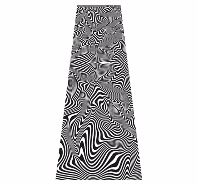 Vinil podovi za kupatilo zebra 3d efekt tuširanja - TenStickers