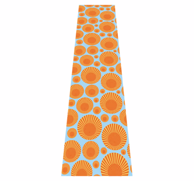 Vinil pod u kuhinji 70-ih sunshine hladnjak - TenStickers