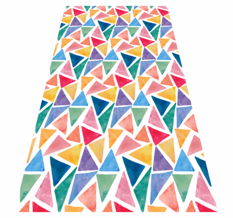 Vinil pod u kuhinji s geometrijskim uzorkom - TenStickers