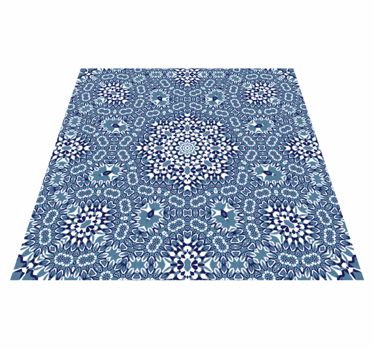 Vinil pod u kuhinji mosaic mandala - TenStickers