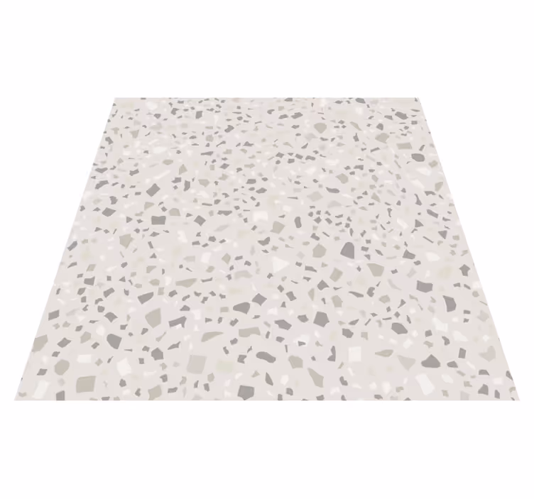 Vinil pod u kuhinji siva terrazzo površina - TenStickers