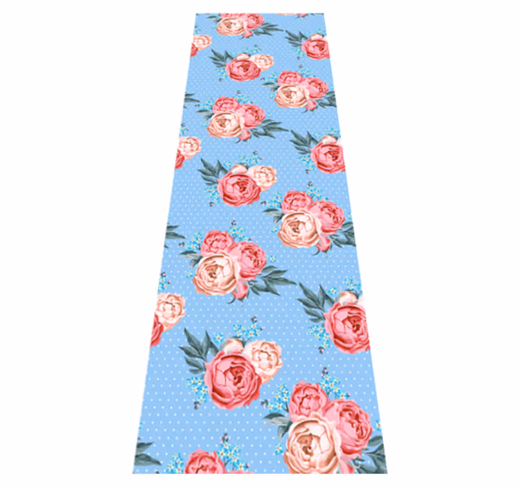 Vinil podovi spavaća soba shabby chic s točkicama - TenStickers