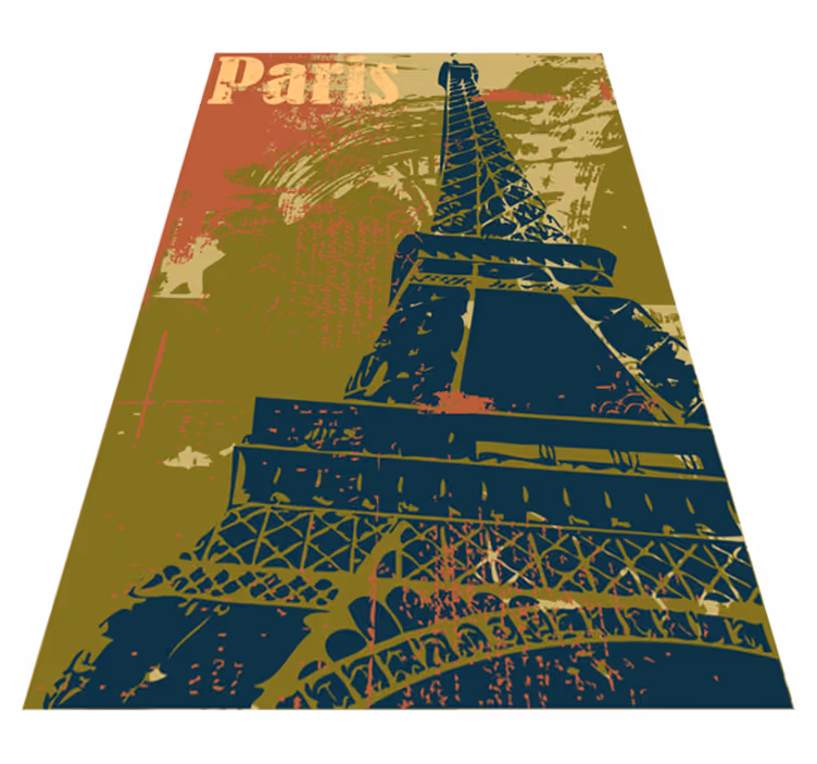 Vinil podovi spavaća soba paris dekorativni poster - TenStickers