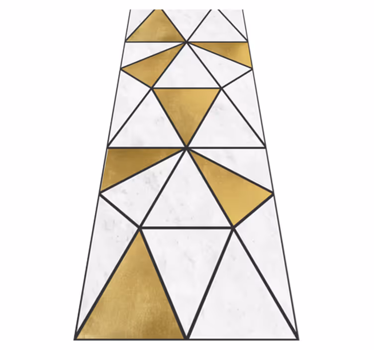 Vinil podovi studija s geometrijskim mramornim efektom - TenStickers