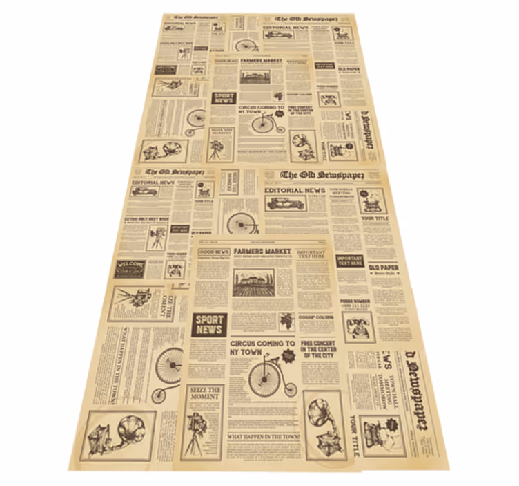 Vinil podovi studija u vintage američkom stilu - TenStickers
