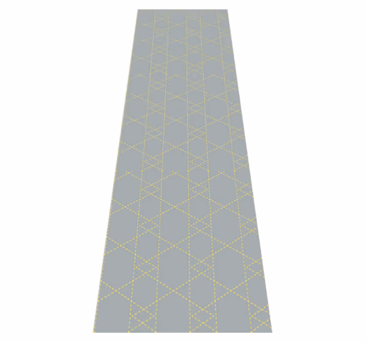 Vinil podovi spavaća soba u pantone origami trokutima - TenStickers