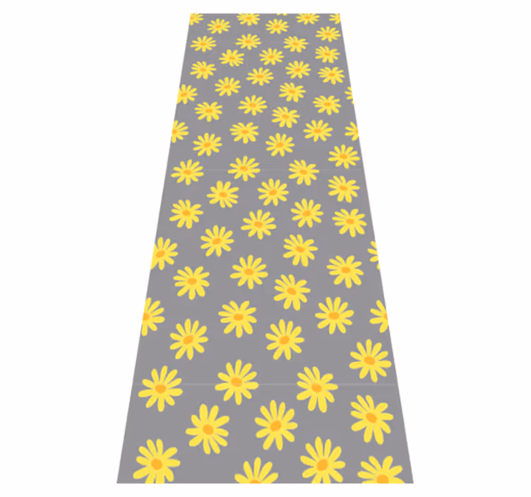 Vinil podovi spavaća soba pantone calendula - TenStickers