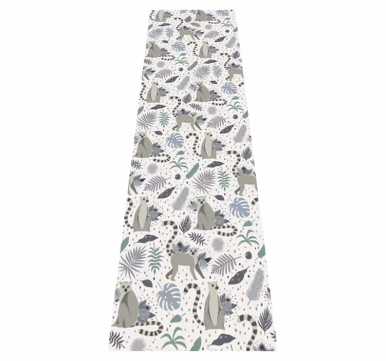 Vinil podovi spavaća soba nordic lemur - TenStickers