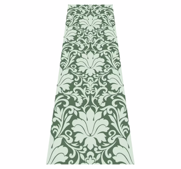 Vinil podovi spavaća soba esmerald ornamental green - TenStickers