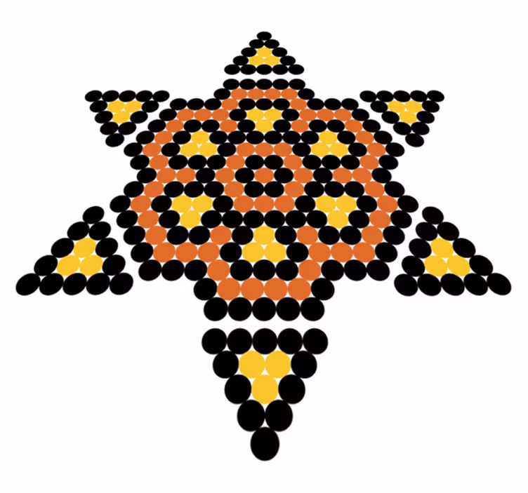 Vinil podovi spavaća soba sol huichol - TenStickers