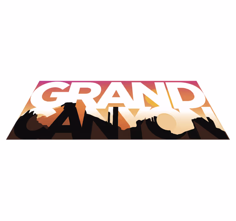 Vinil podovi spavaća soba vinilo grand canyon - TenStickers