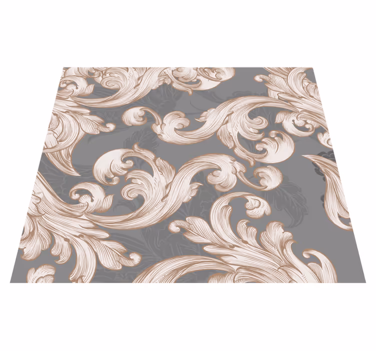 Vinil podovi berba wallpaper - belle siva - TenStickers