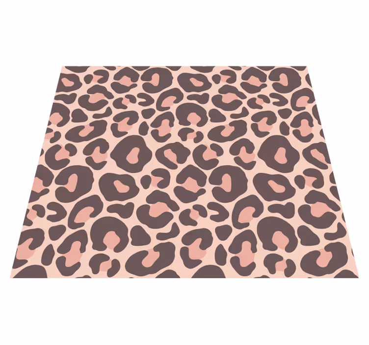 Vinil podovi životinja u ružičastom leopard uzorku - TenStickers