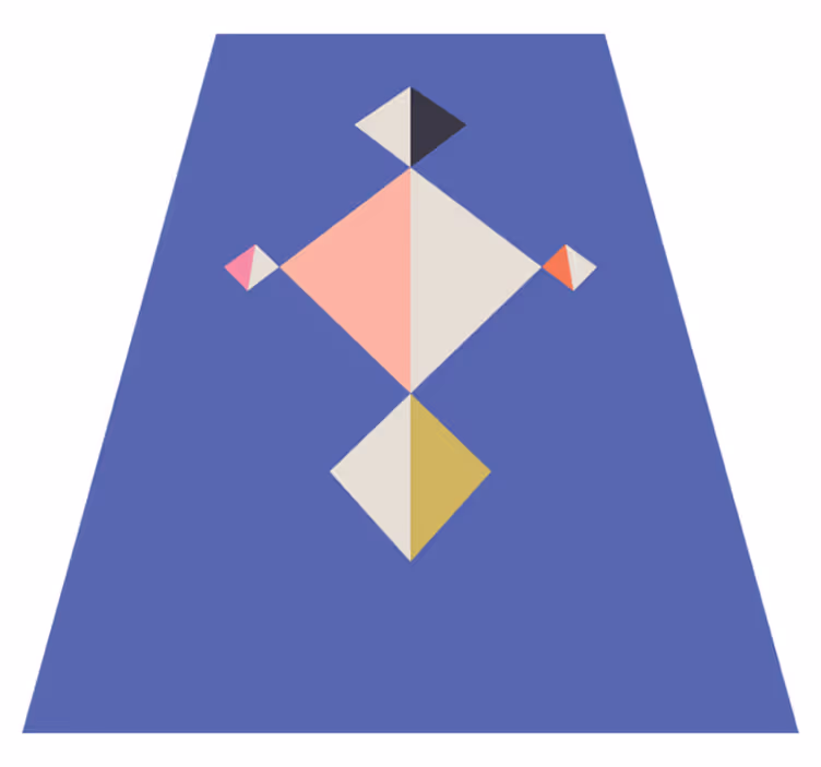 Vinil podovi moderan s geometrijskim uzorkom - TenStickers
