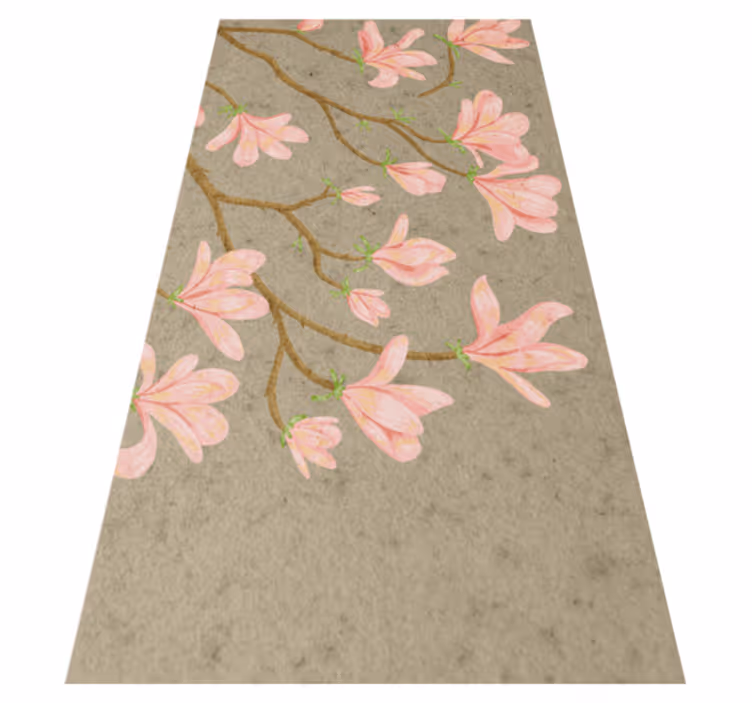 Vinil podovi berba u vintage stilu magnolia - TenStickers