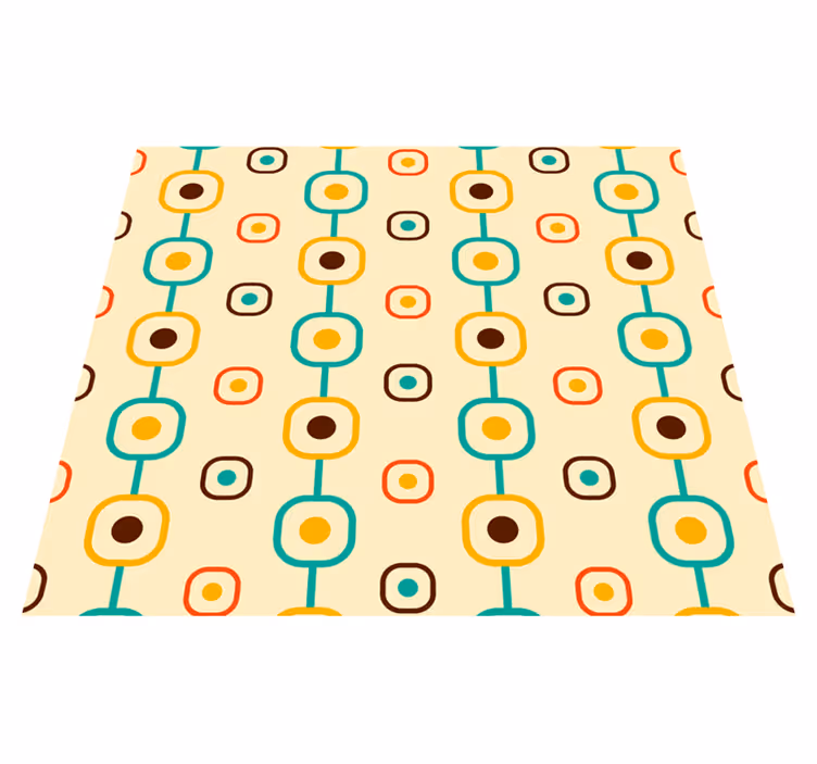 Vinil podovi berba geometrija 60-ih - TenStickers