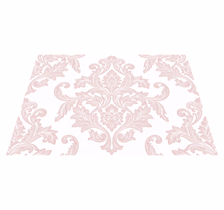 Vinil podovi berba blush damask paisley - TenStickers