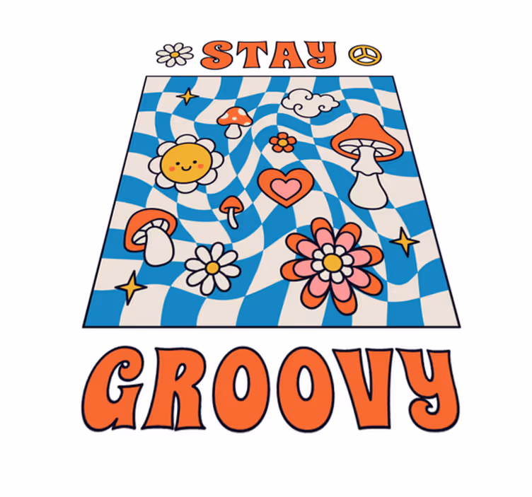 Vinilne prostirke s frazama "ostani cool" - TenStickers