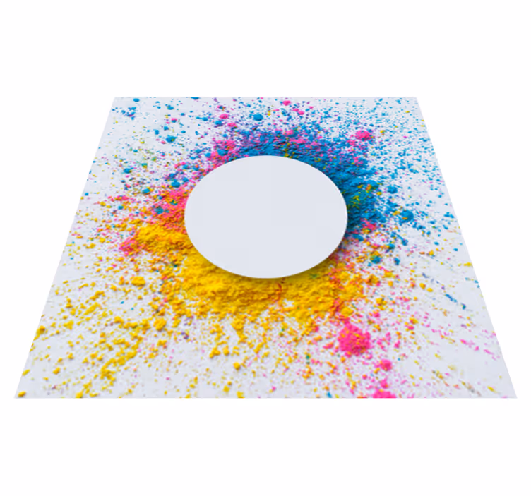 Vinil podovi geometrijski splash krugova - TenStickers
