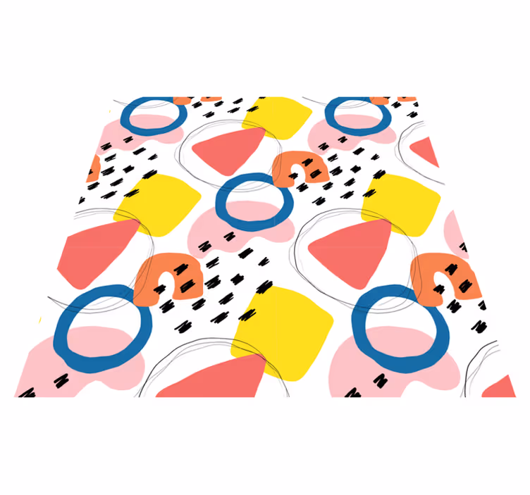 Vinil podovi geometrijski umjetnički uzorak - TenStickers