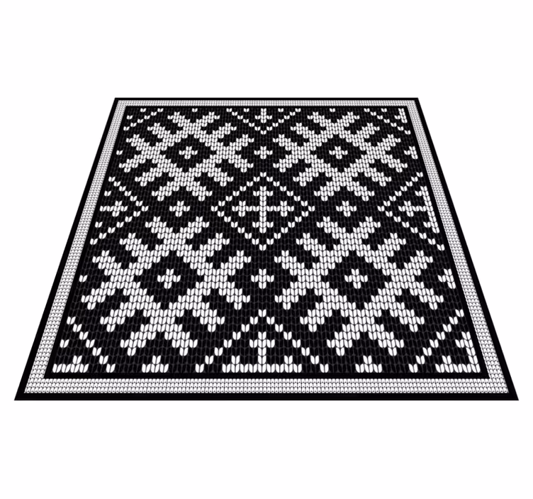 Vinil podovi geometrijski uzorak viking povezani kvadrati - TenStickers