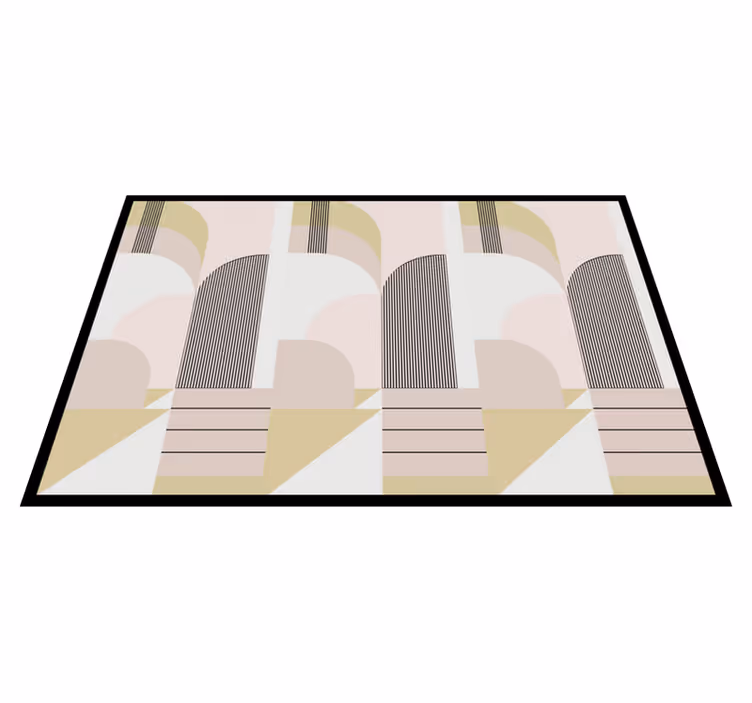 Vinil podovi geometrijski u pastelnim bojama - TenStickers