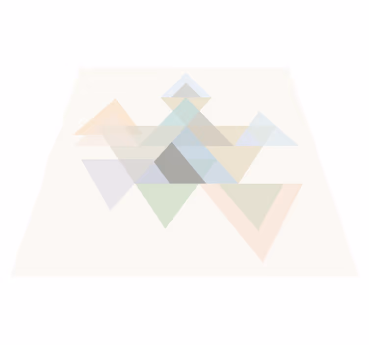 Vinil podovi geometrijski šareni zidni trokutovi - TenStickers