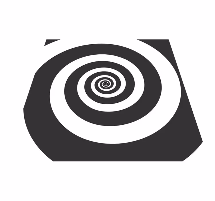 Vinil podovi geometrijski spiralna kretanja - TenStickers