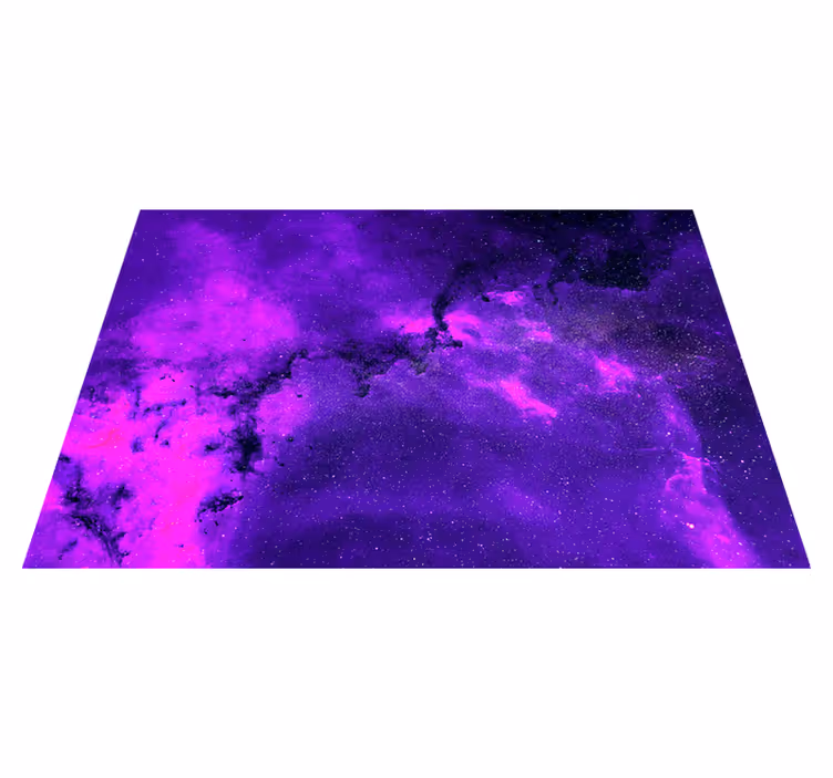 Vinil podovi purpurna boja kozmička nebula - TenStickers