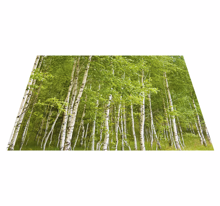 Vinil podovi zelena breza - TenStickers