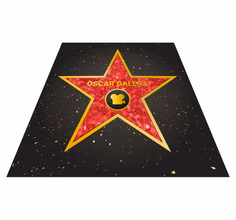 Personalizirajuća hollywoodska vinilna prostirka - TenStickers