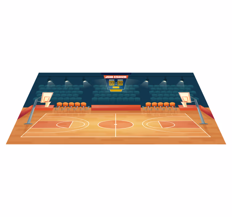 Vinil podovi s imenima prilagođeno sportsko igralište - TenStickers