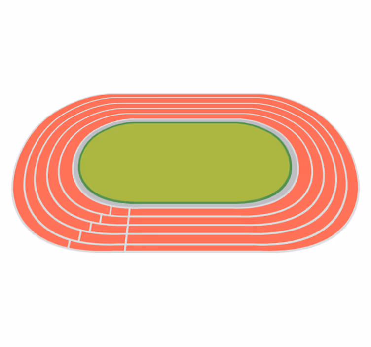 Vinilna prostirka za atletiku za mlade za mlade - TenStickers