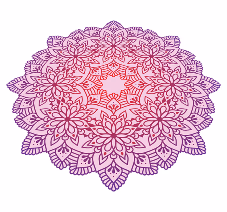 Vinil podovi mandala amblem mandale - TenStickers
