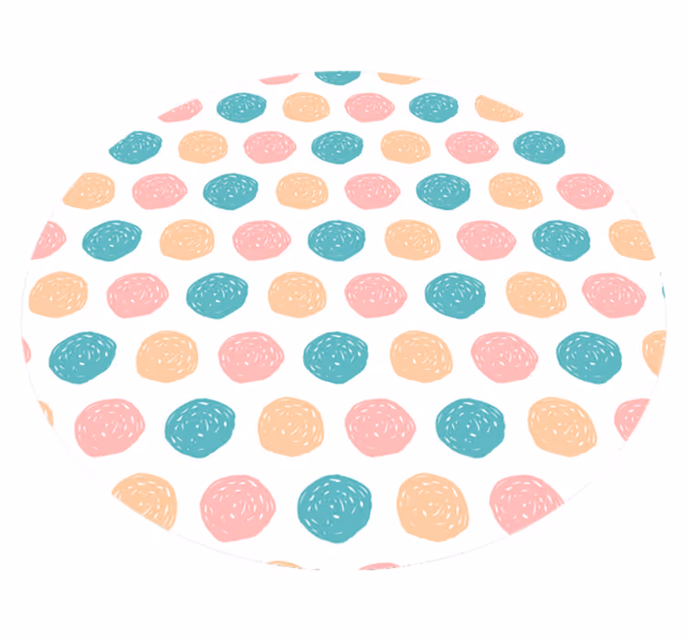 Vinil podovi geometrijski kružnog uzorka - TenStickers