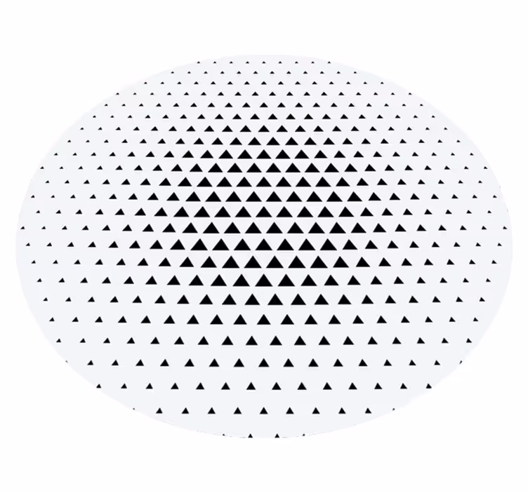 Minimalistički vinilni tepih s trokutima - TenStickers