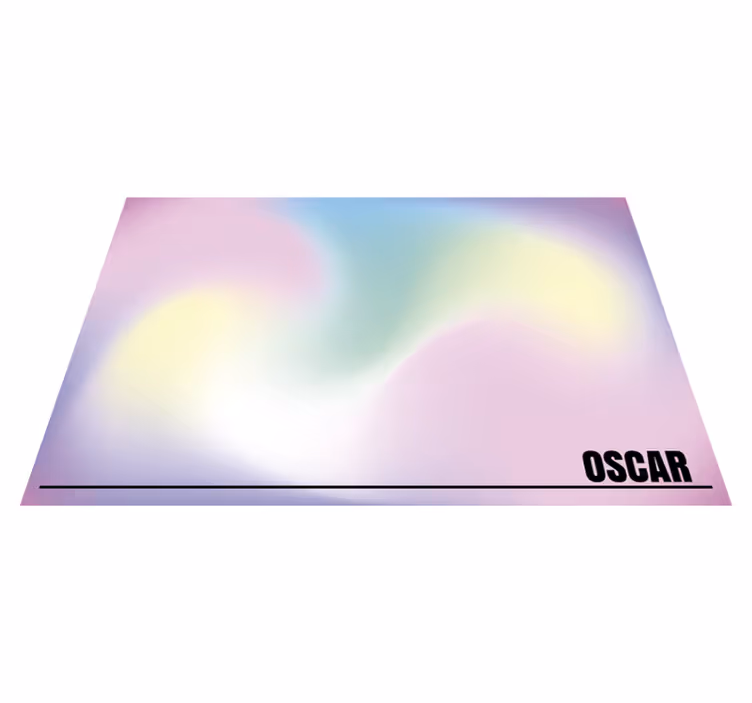 Moderni fluor tepih s imenom - TenStickers