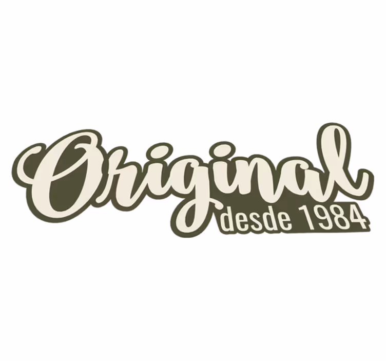 Vinilne prostirke s frazama original od 1984 - TenStickers