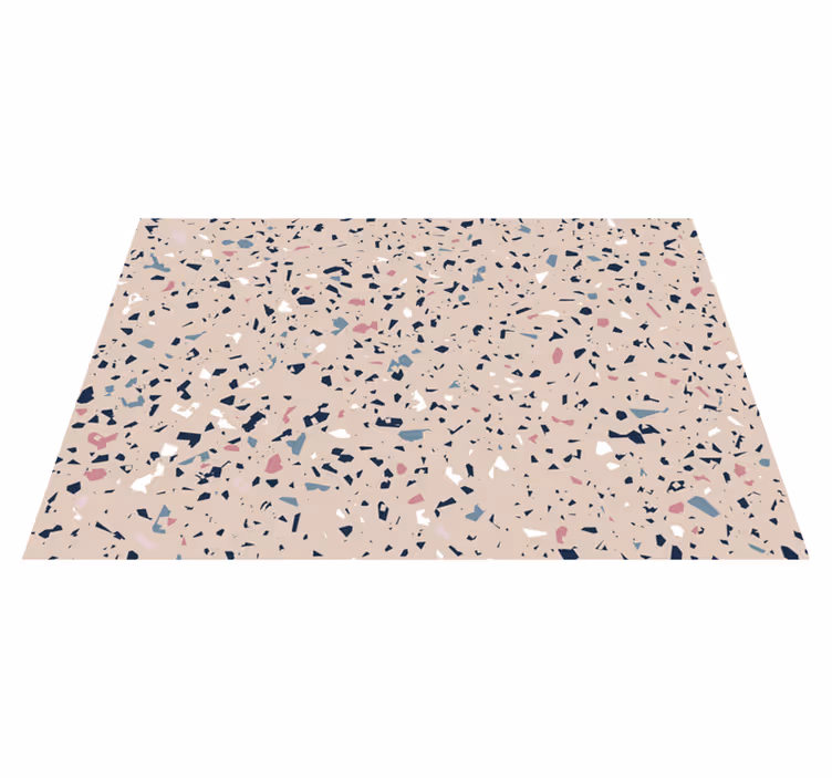 Fenomenalna terrazzo tekstura kamena vinilna prostirka - TenStickers