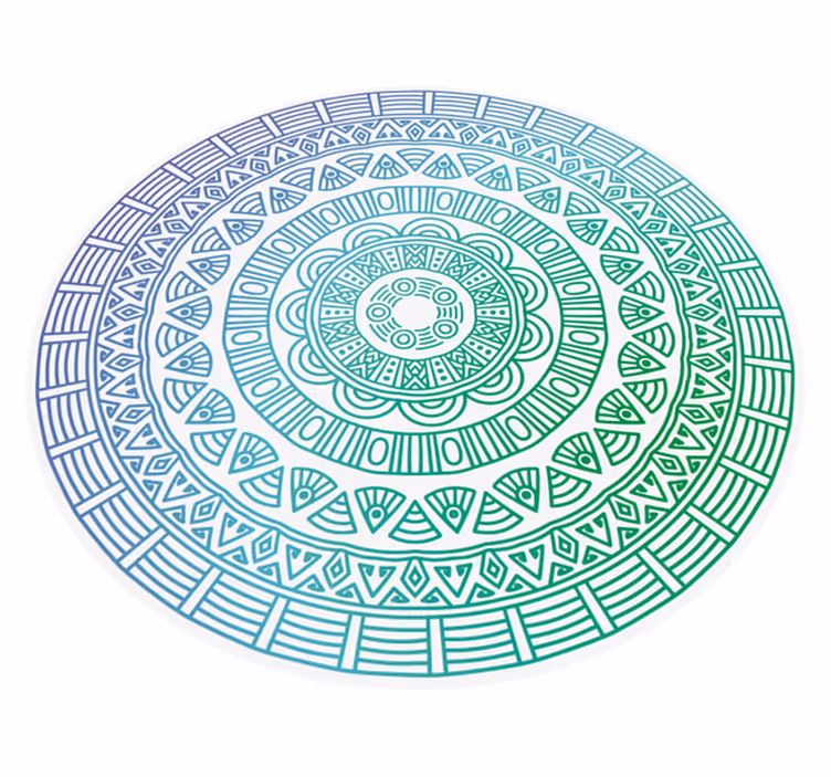 Vinil podovi mandala kružni uzorak mandale - TenStickers
