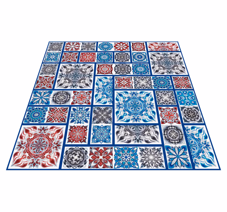Vinil podovi mozaik mozaik pločica patchwork - TenStickers
