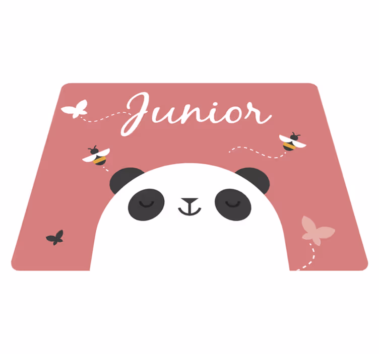 Personalizirani panda djeca vinil prostirka - TenStickers