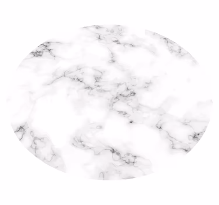 Mramorni krug minimalna vinilna prostirka - TenStickers
