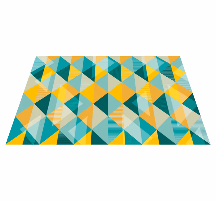 Vinil podovi geometrijski niz geometrijskih trokuta - TenStickers