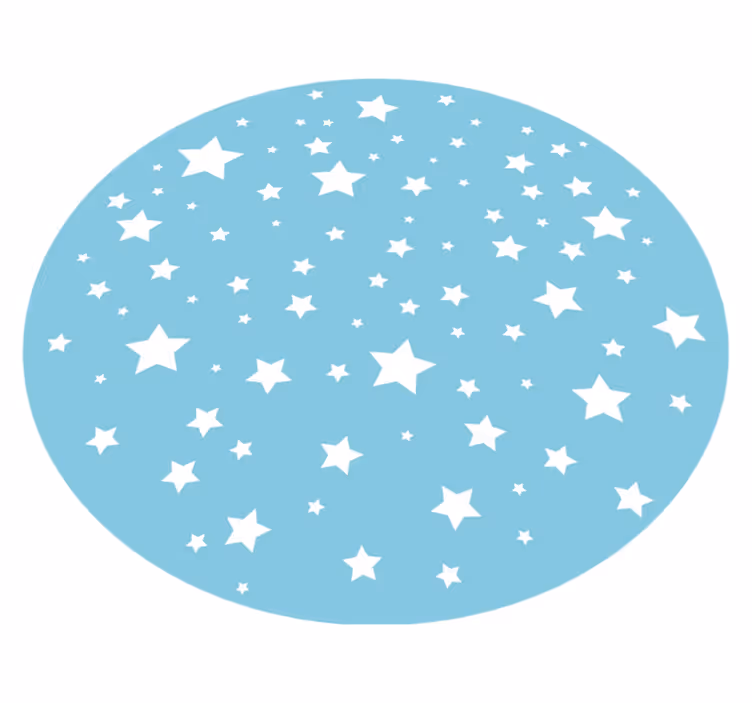 Vinil podovi zvijezde nebeski zvjezdani pejzaž - TenStickers