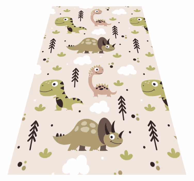 Dinosaur djeca vinil tepih - TenStickers