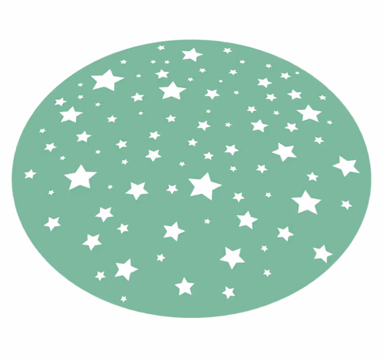 Vinil podovi zvijezde zvjezdano kolo za igru - TenStickers