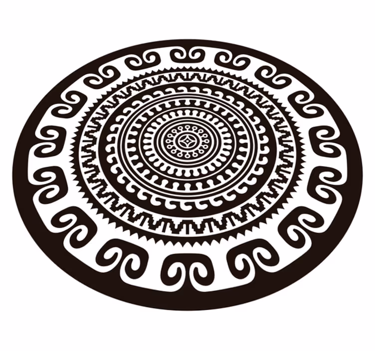 Vinil podovi mandala krug mandale - TenStickers