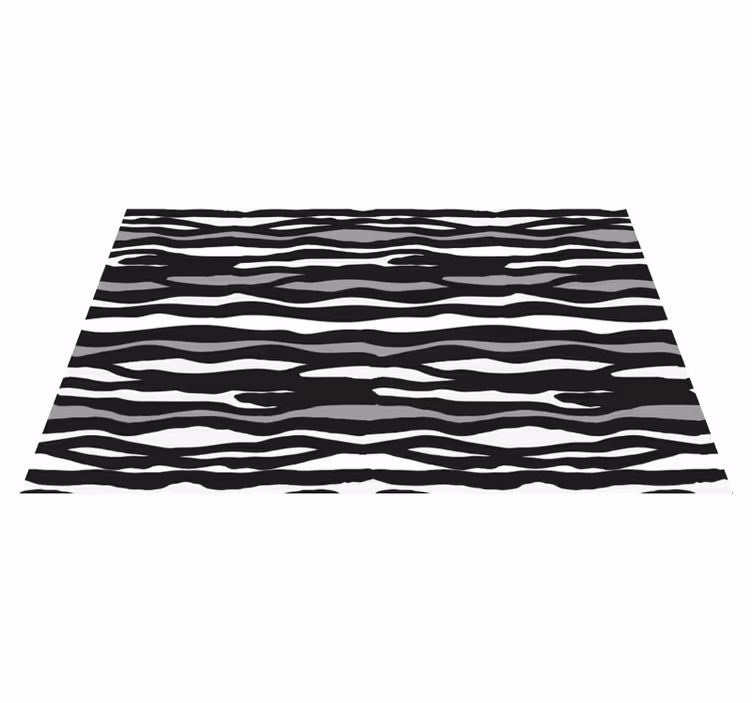 Zebra animal print vinil prostirka - TenStickers